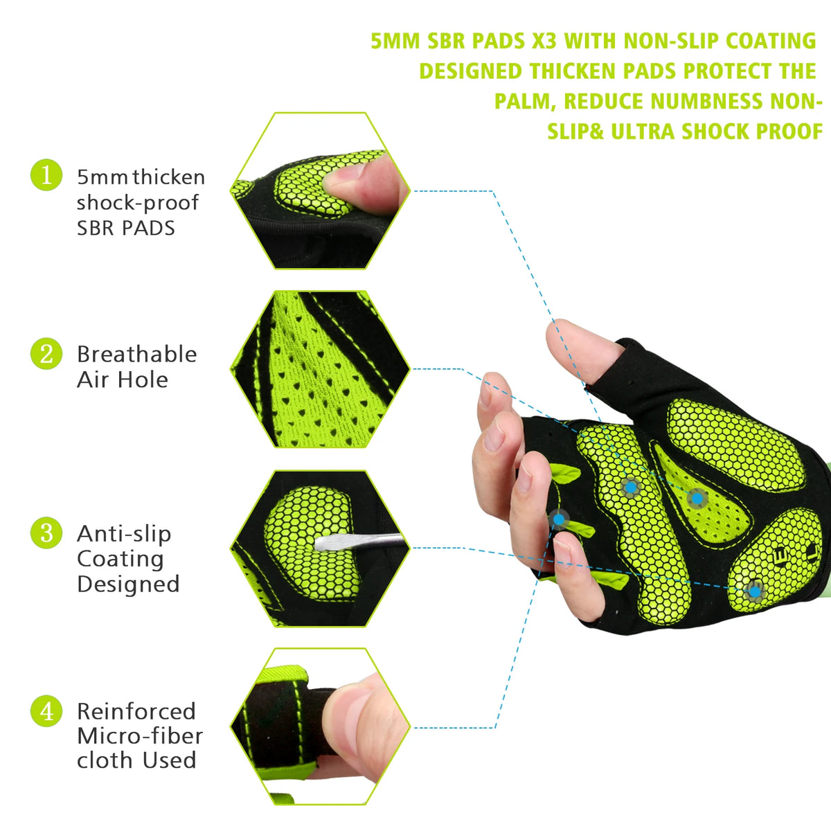 MOREOK Bike Gloves