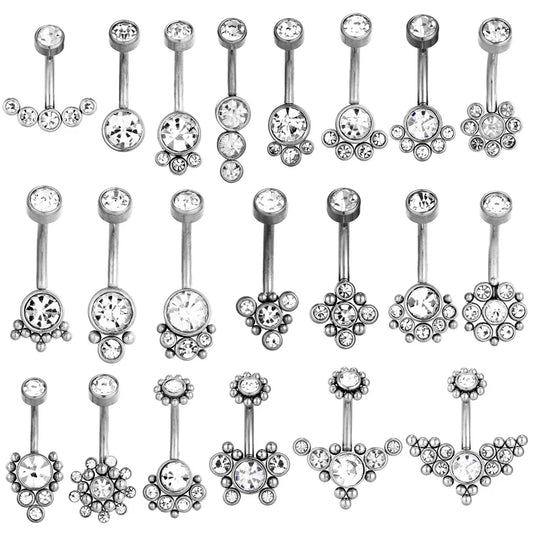 Kozi Trends 316L Surgical Steel Belly Button Rings