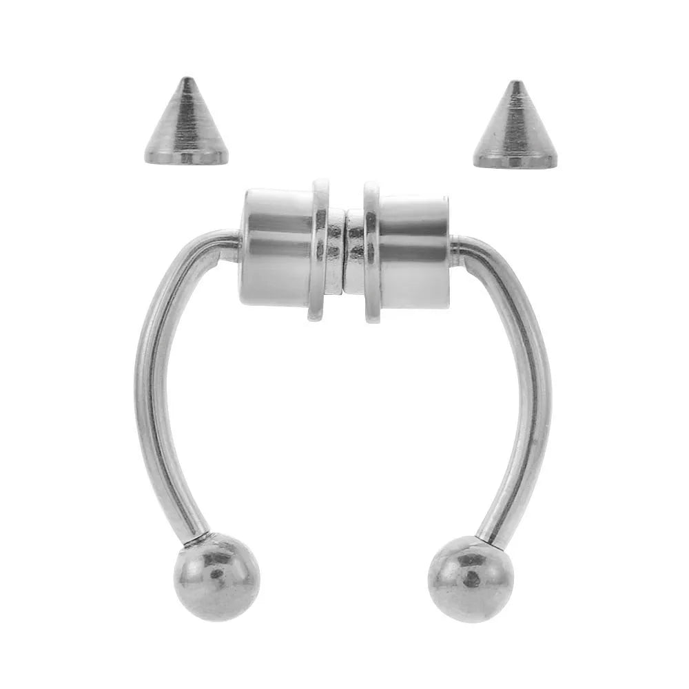 Magnetic Fake Nose Ring Hoop Set by DrPerfect