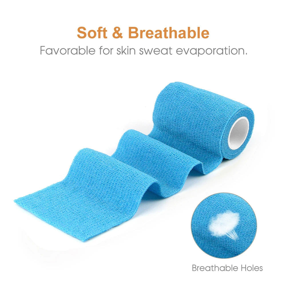 24-Pack of 7.5cm Cohesive Bandage Wrap Rolls