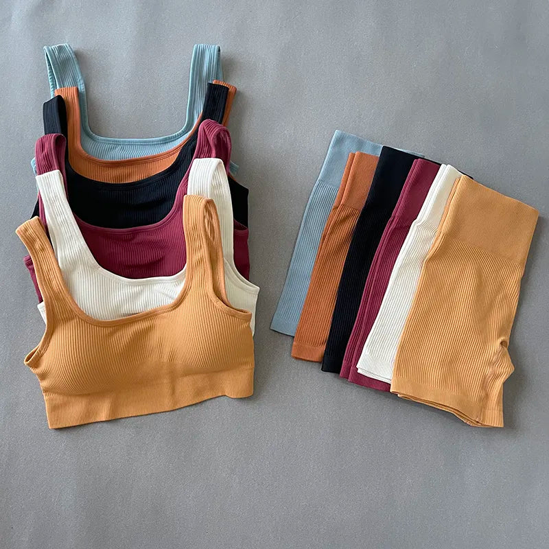 Women Sporstwear Seamless Yoga Set
