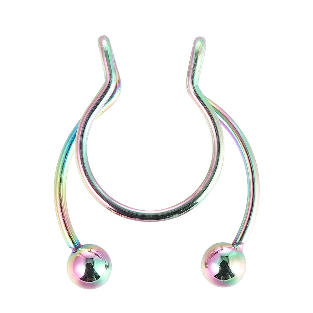 Magnetic Fake Nose Ring Hoop Set by DrPerfect