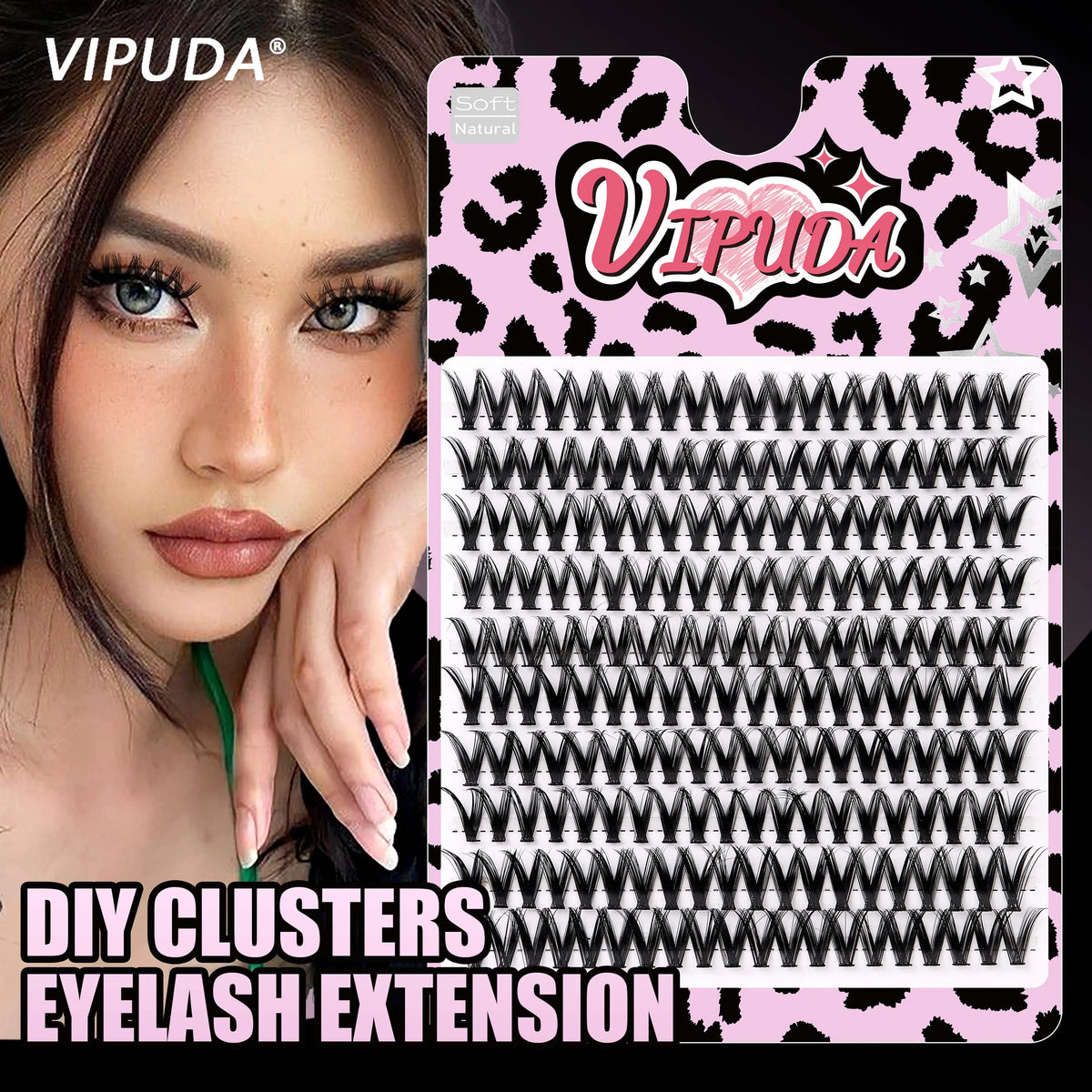 VIPUDA 10 Row DIY Lash Extensions