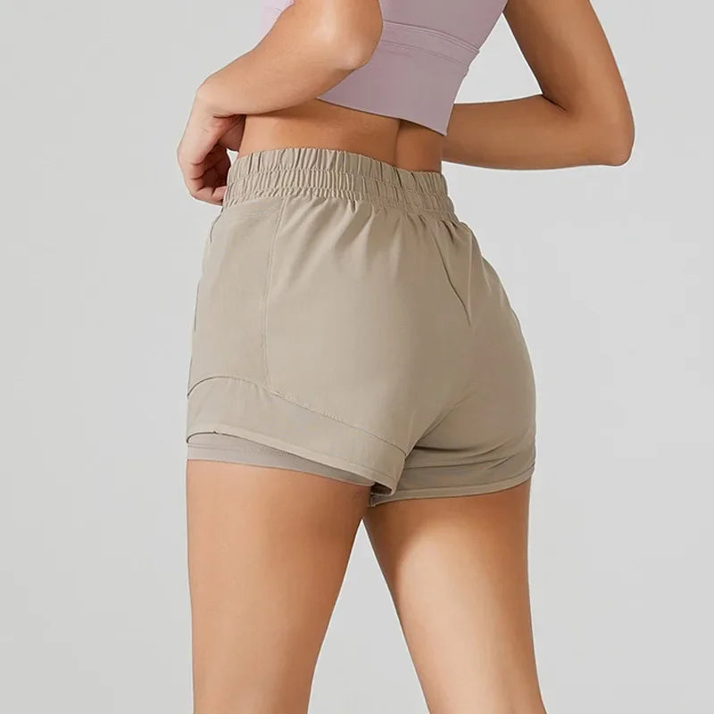 High Waisted Yoga Shorts