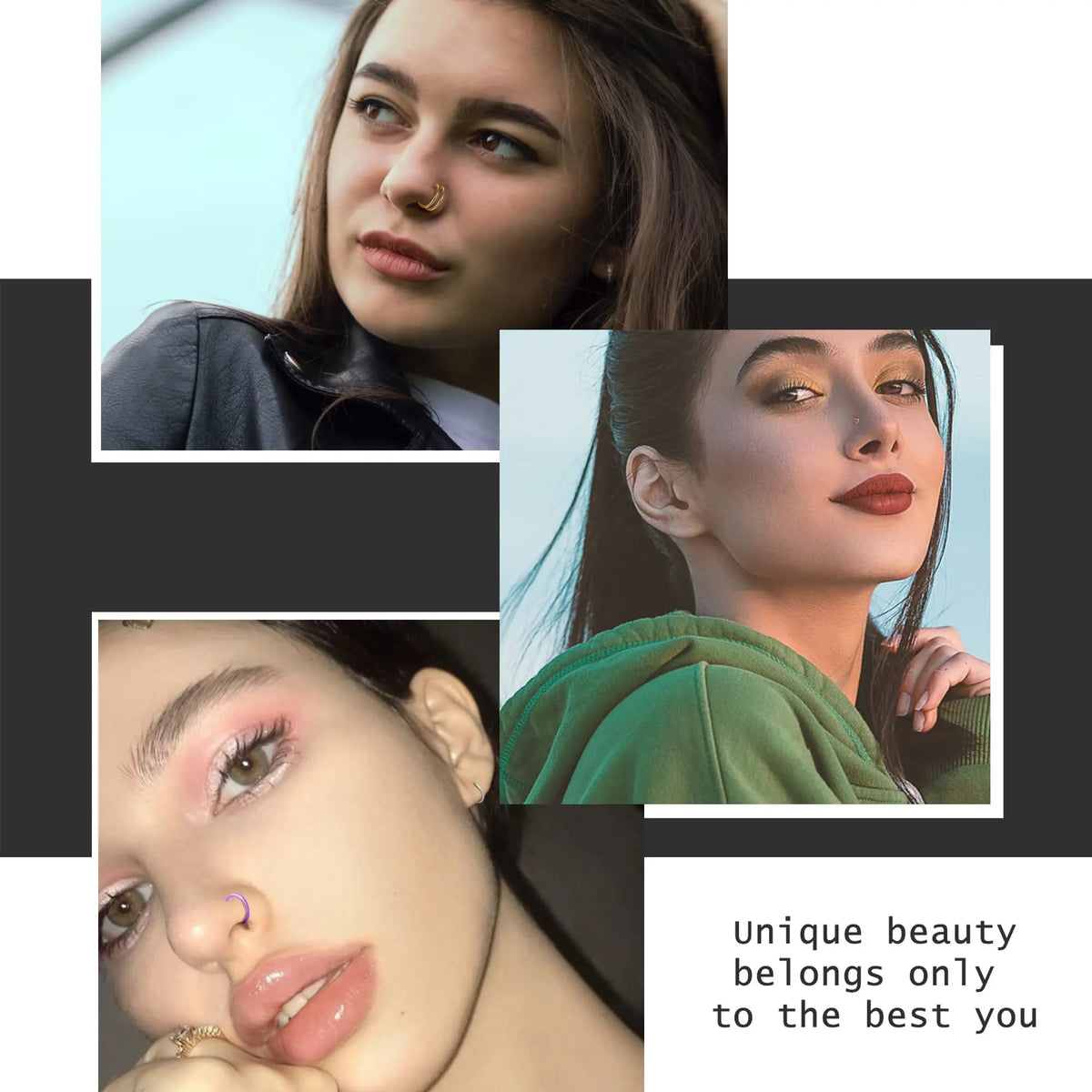 DrPerfect Nose Ring Studs Set