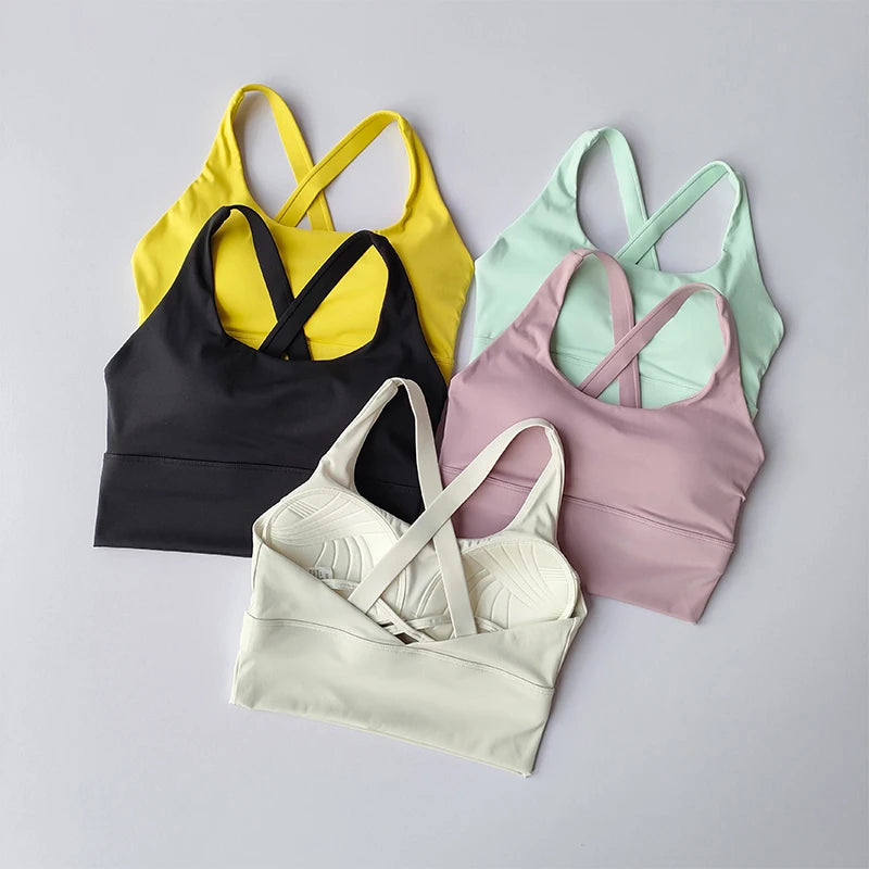 Fixed Pad Sports Bra Underwear