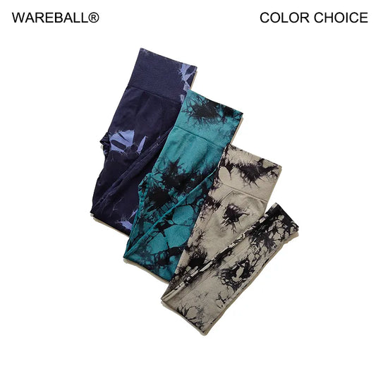 WAREBALL Tie Dye Yoga Pants