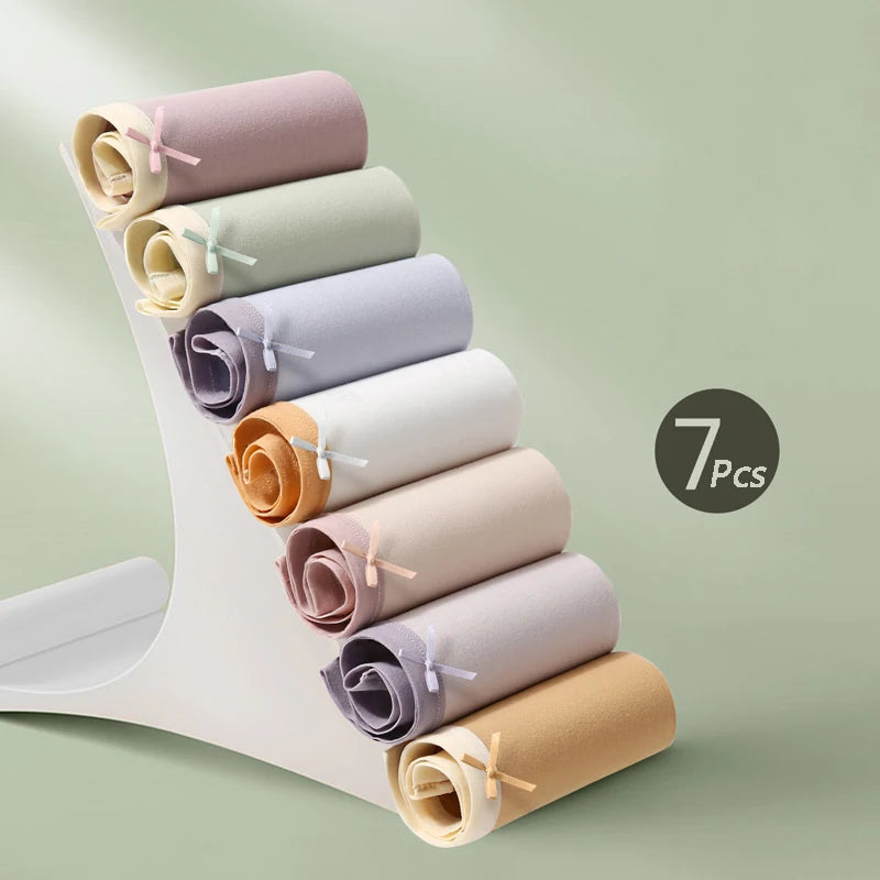 7Pcs/Set Cotton Panties