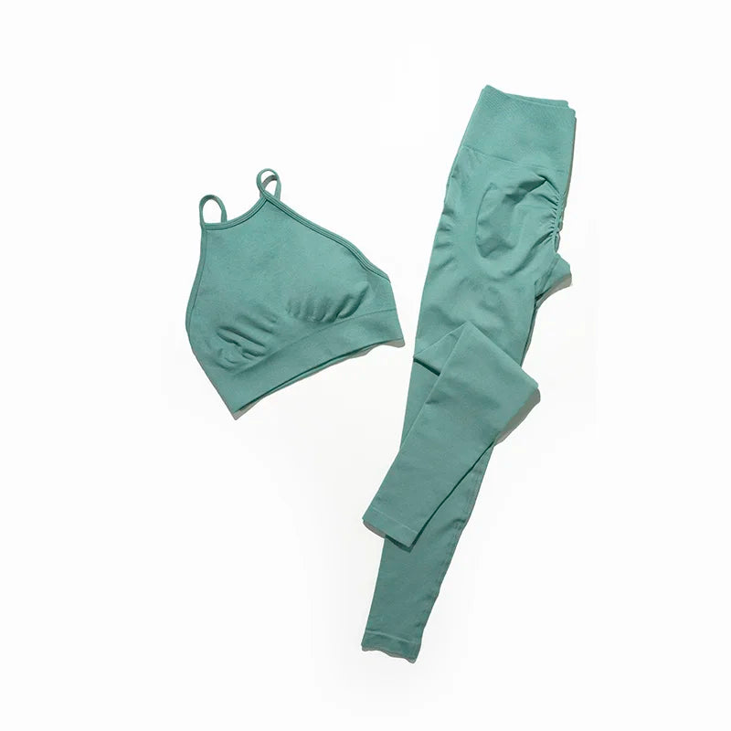 Yoga Set Women 2 Piece Seamless