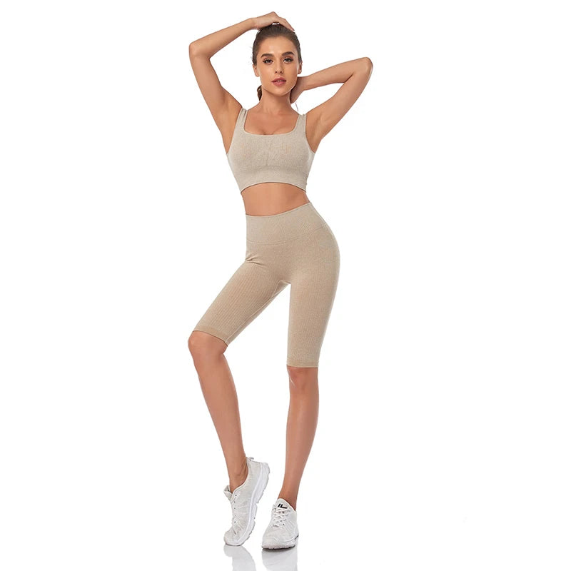 WAREBALL Seamless Women Yoga Set