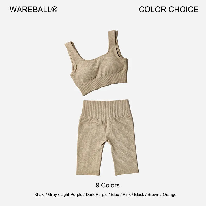 WAREBALL Seamless Women Yoga Set