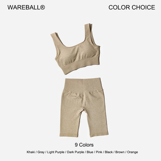 WAREBALL Seamless Women Yoga Set