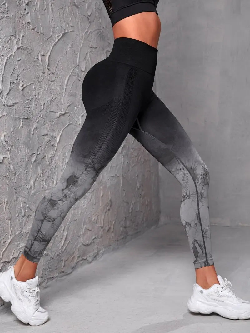 Kozi Seamless Tie Dye Yoga Pants