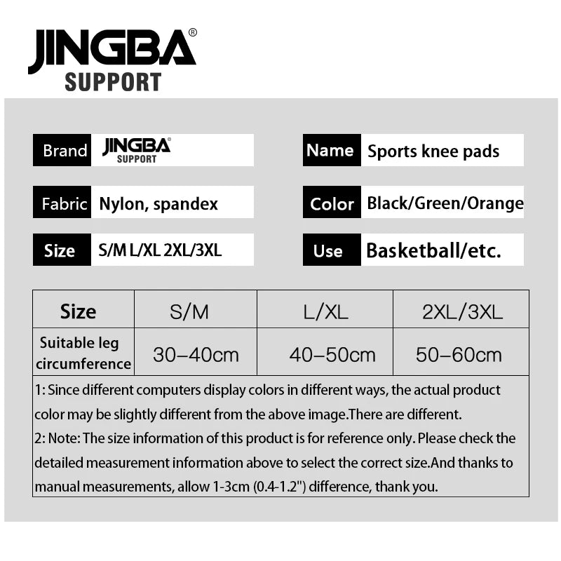 JINGBA SUPPORT 2020 Hot Outdoor Sports Knee Protector