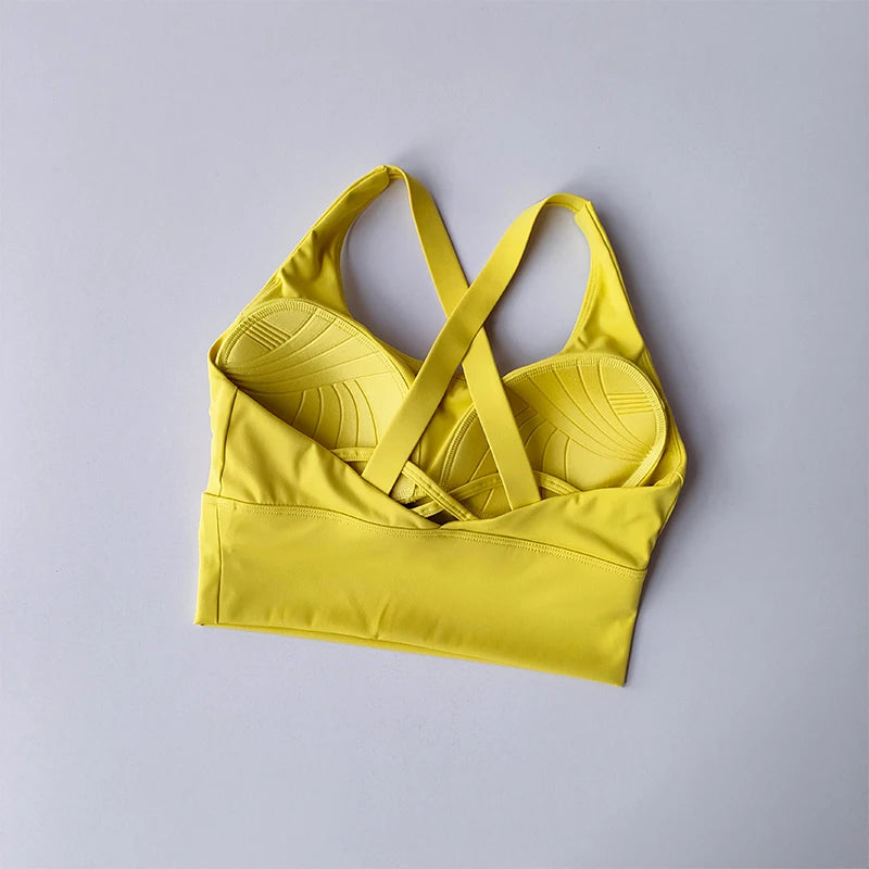 Fixed Pad Sports Bra Underwear