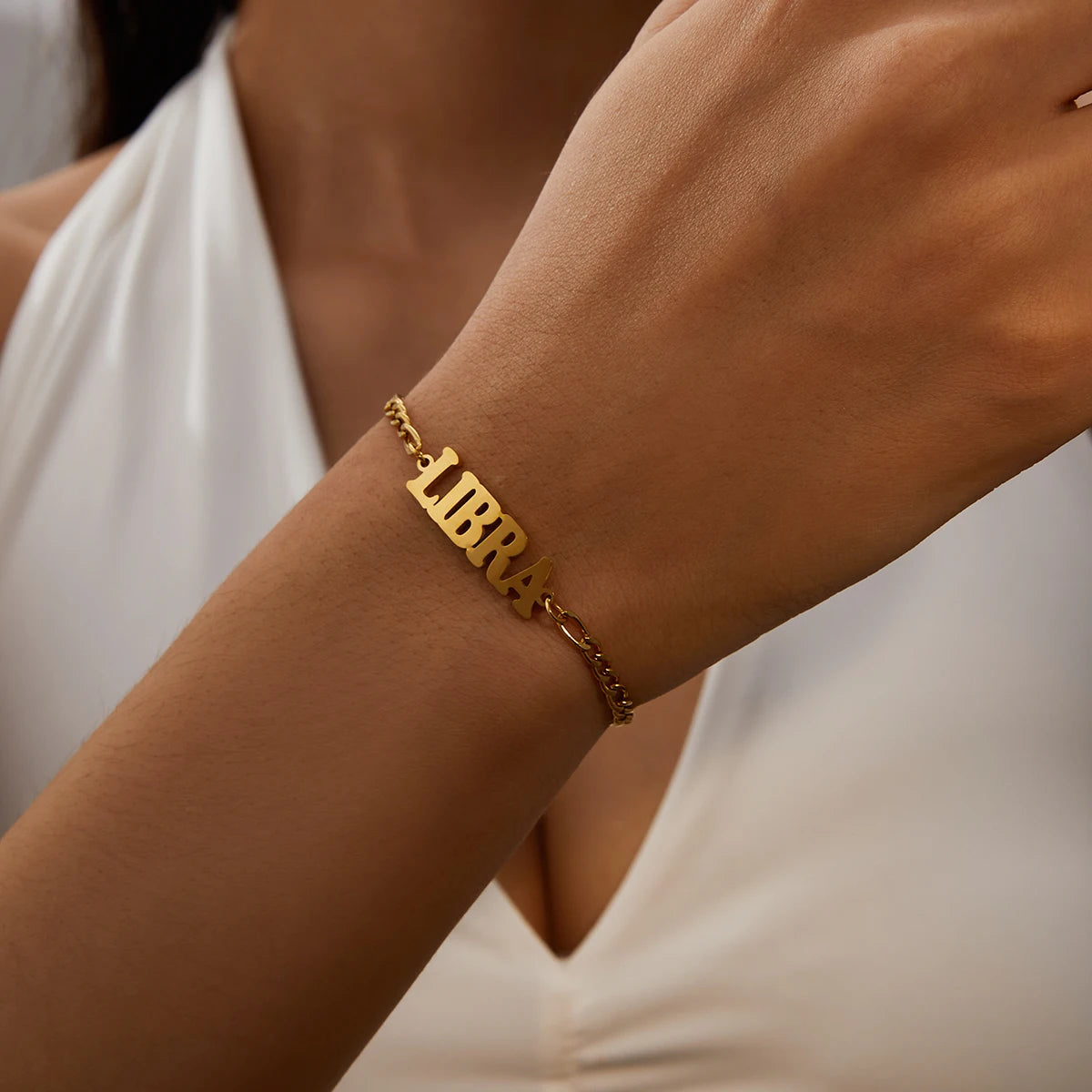 Kozi Trends Charm Stainless Steel Zodiac Bracelet