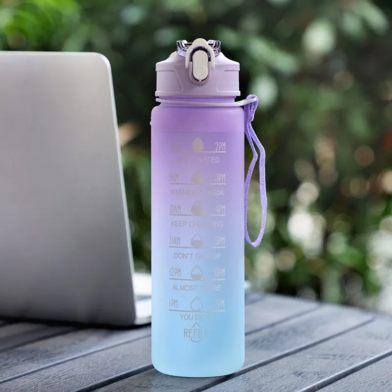 Water Bottle With Straw