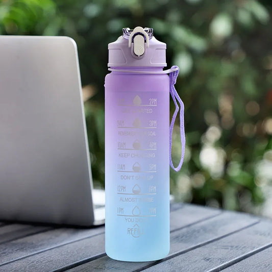Water Bottle With Straw