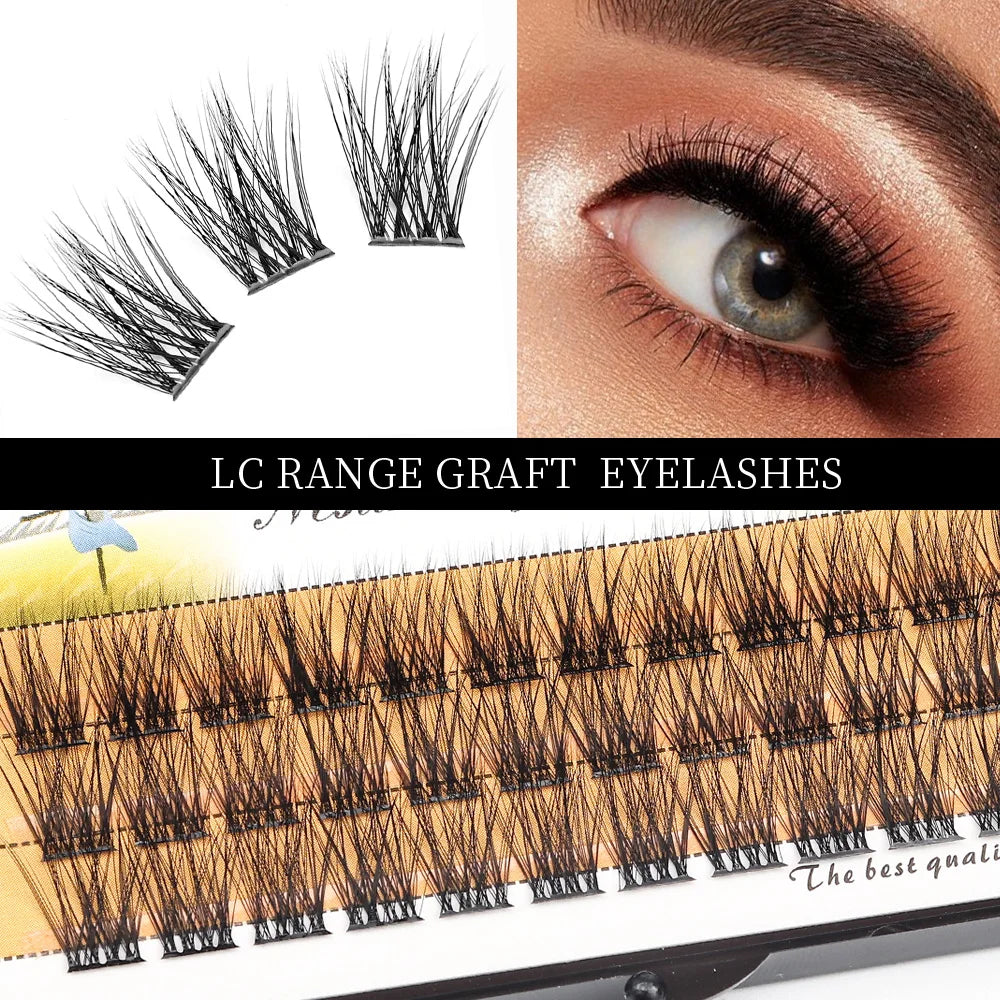 QSTY 3D Fluffy Single Cluster False Lashes