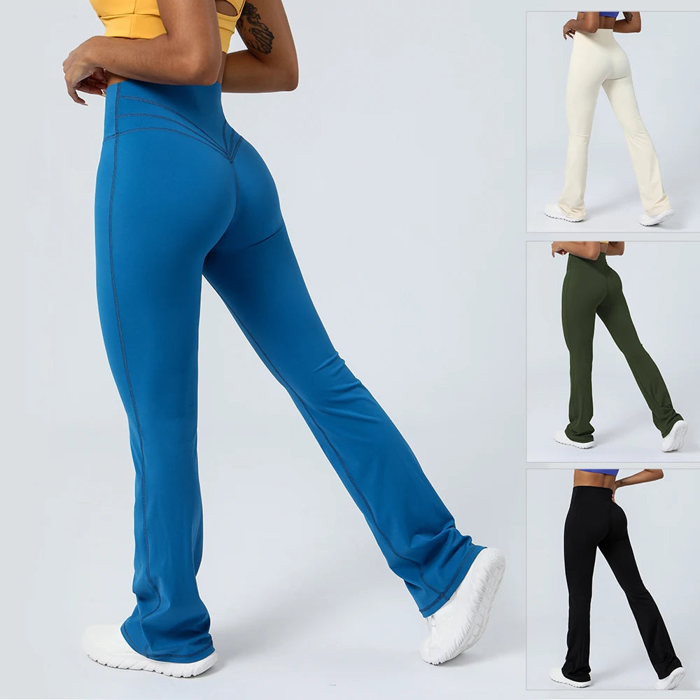 Women Yoga Flare Leggings