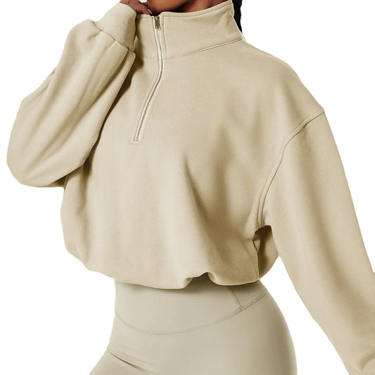 KoziFlex High Neck Yoga Pullover
