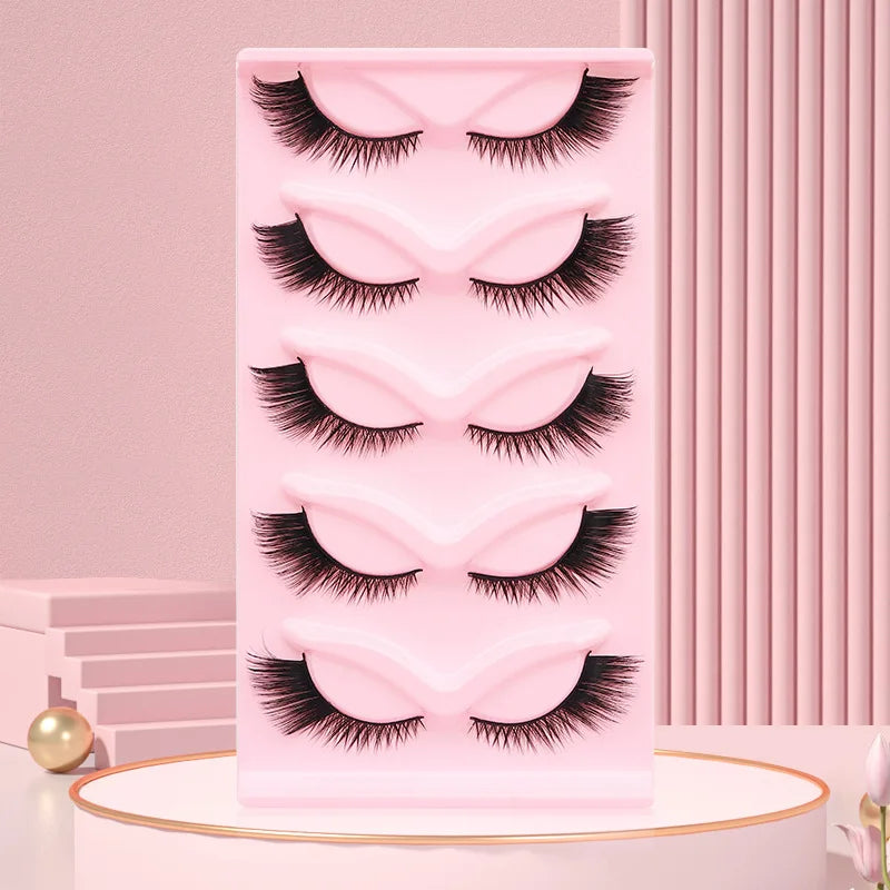 Natural Look Thick Cat's Eye False Eyelashes