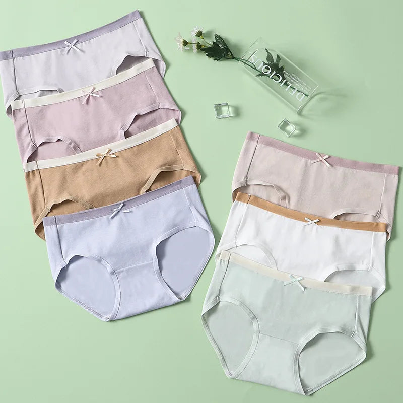 7Pcs/Set Cotton Panties