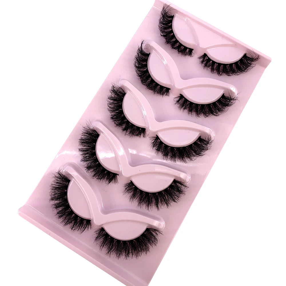HBGZTLAD False Eyelashes Cat Eye Wispy