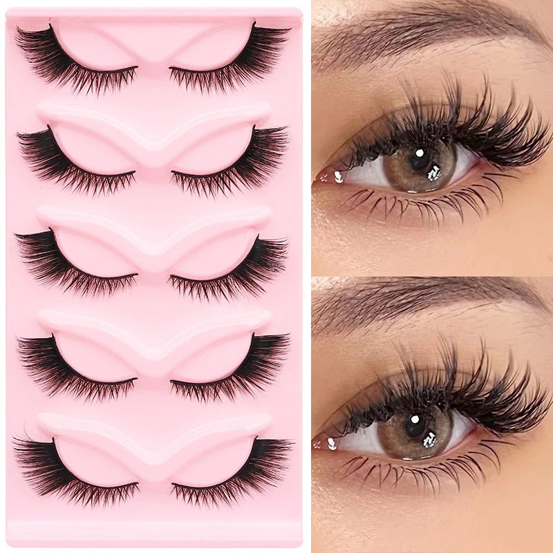 Natural Look Thick Cat's Eye False Eyelashes