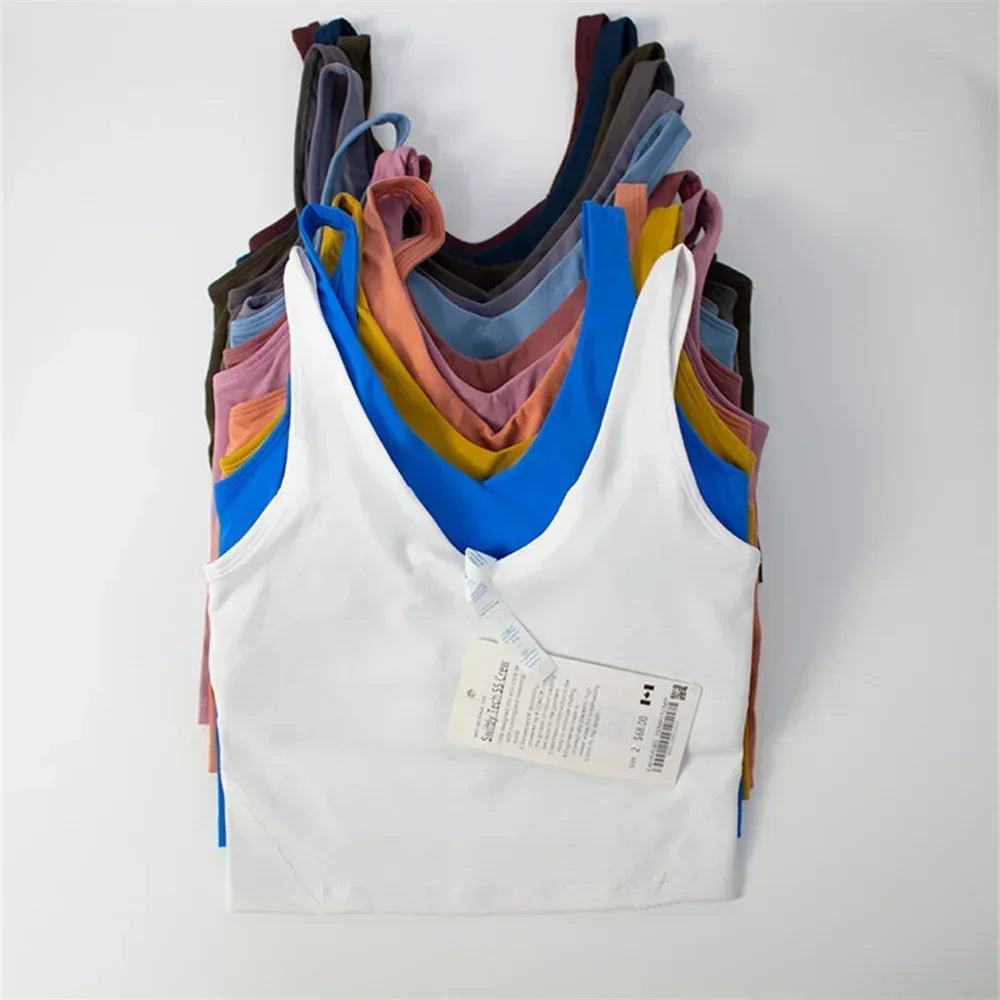 Fitness Running Street Women's Yoga Bra Align Sports Crop Tops