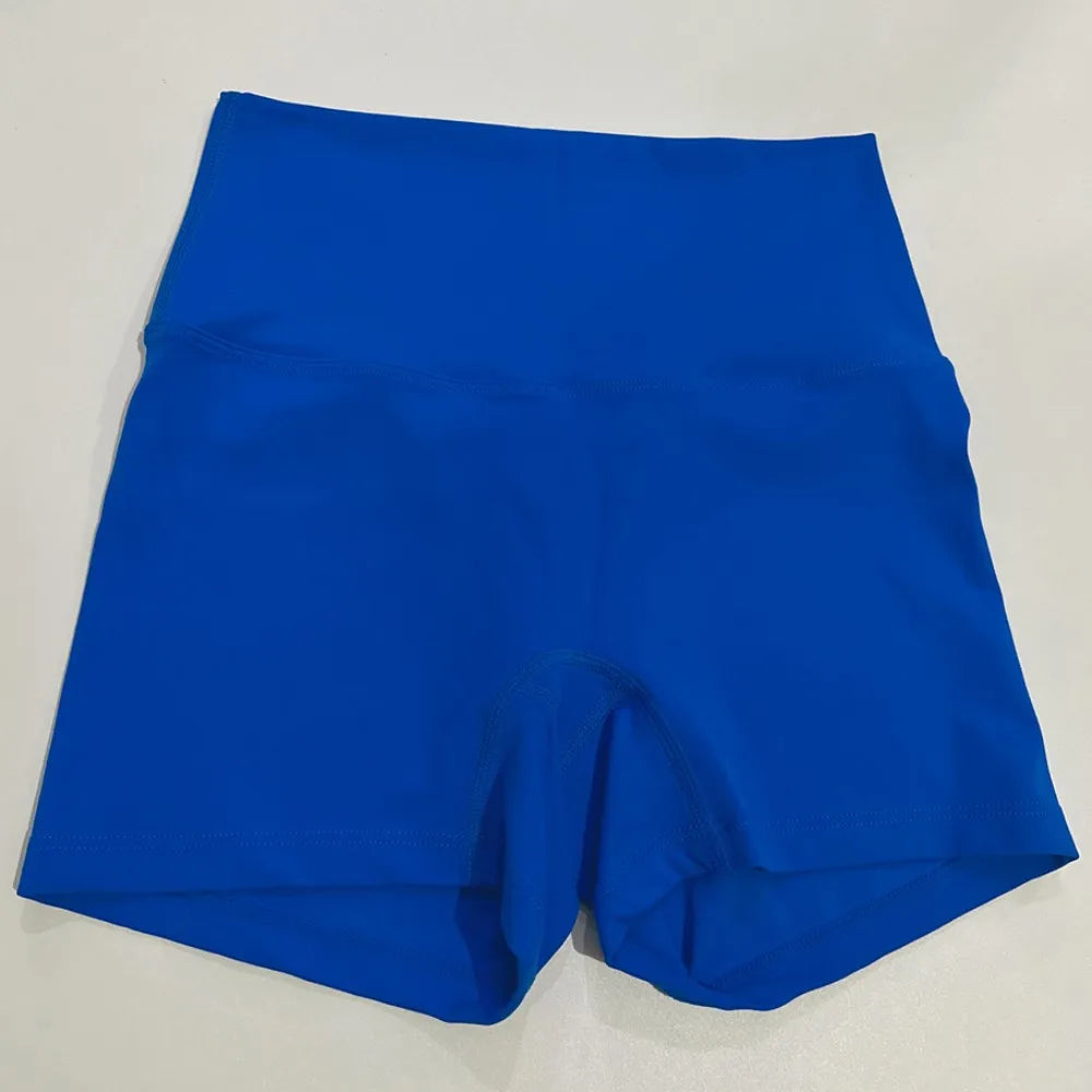 Kozi Trends Sexy Solid Color High Waist Yoga Short Leggings
