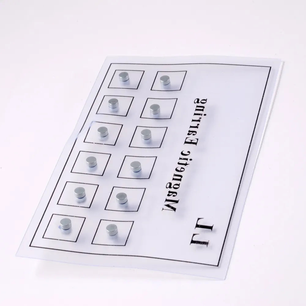 Kozi Trends 12PCS/Card Magnetic Fake Cheater Earring Set - Effortless Style, No Piercing Required!