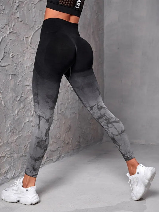 Kozi Seamless Tie Dye Yoga Pants