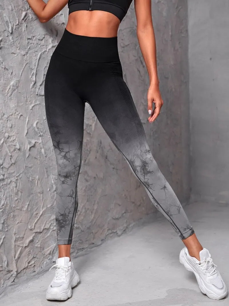 Kozi Seamless Tie Dye Yoga Pants