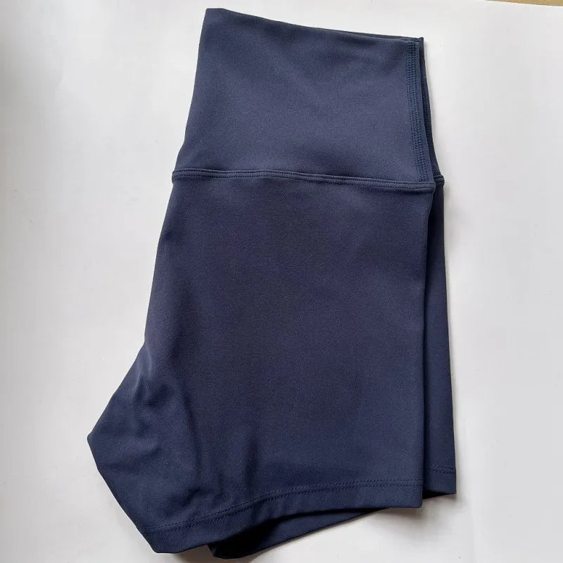Kozi Trends Sexy Solid Color High Waist Yoga Short Leggings