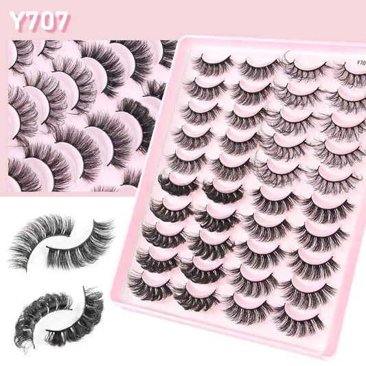 Pairs 3D Eyelashes Natural ThickFalse Eyelashes