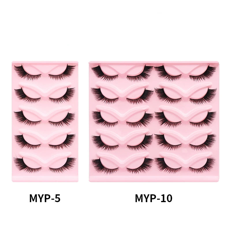 Natural Look Thick Cat's Eye False Eyelashes