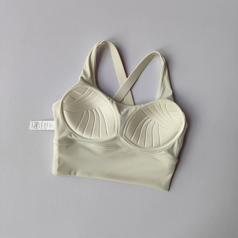Fixed Pad Sports Bra Underwear