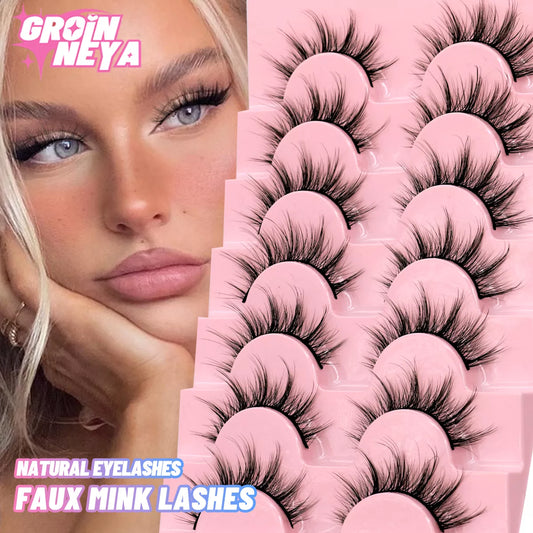 GROINNEYA 3D Natural False Lashes