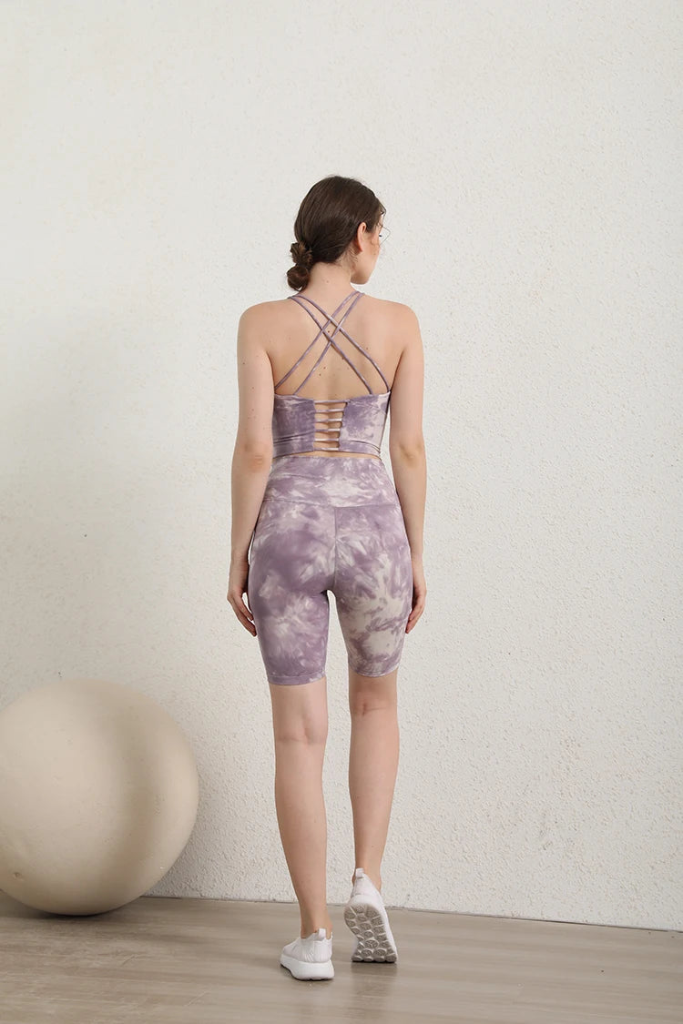 Kozi Trends 2Pcs Seamless Yoga Set