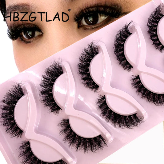 HBGZTLAD False Eyelashes Cat Eye Wispy