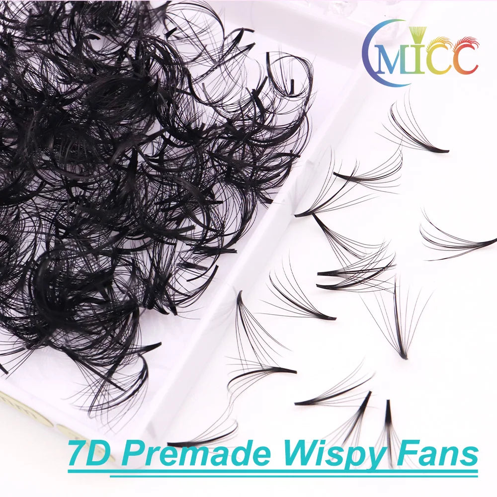 Wispy Premade Fans Pointy Base