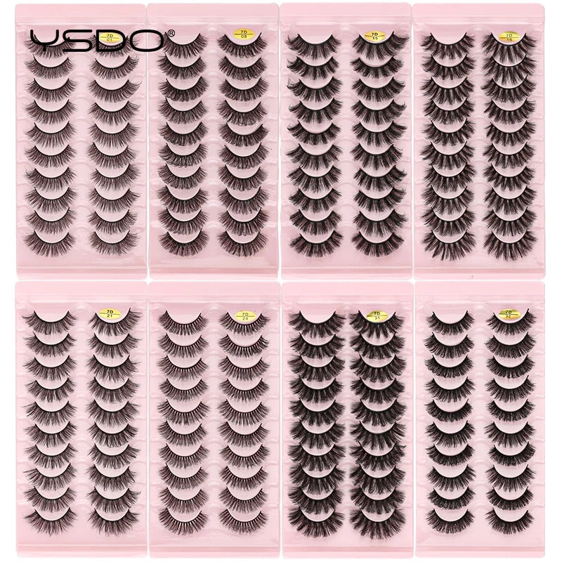 Pairs 3D Eyelashes Natural ThickFalse Eyelashes