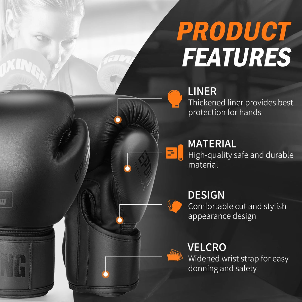 KoziStrike Pro Training Boxing Gloves