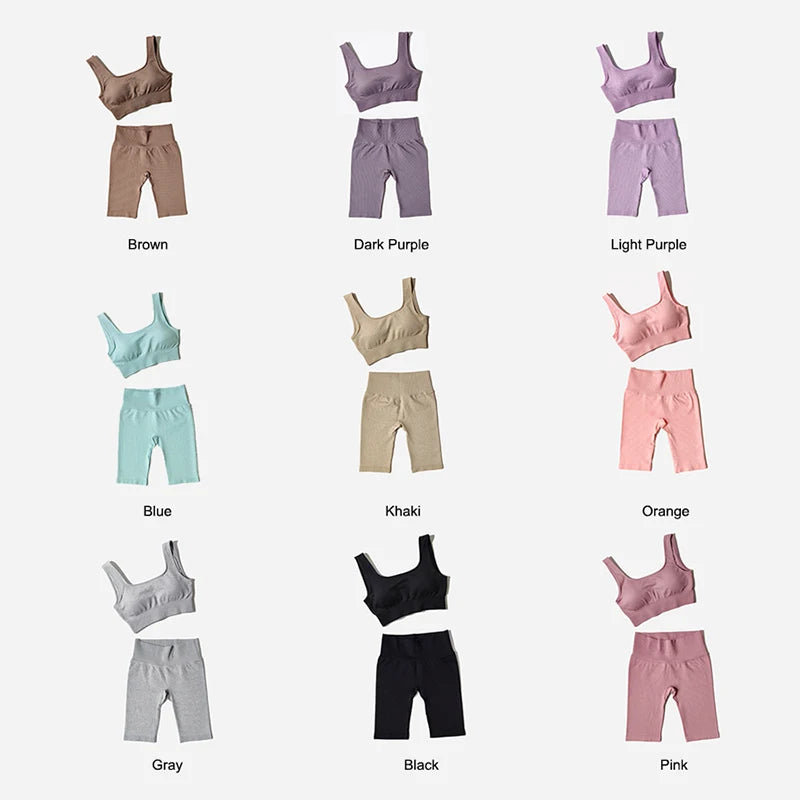WAREBALL Seamless Women Yoga Set