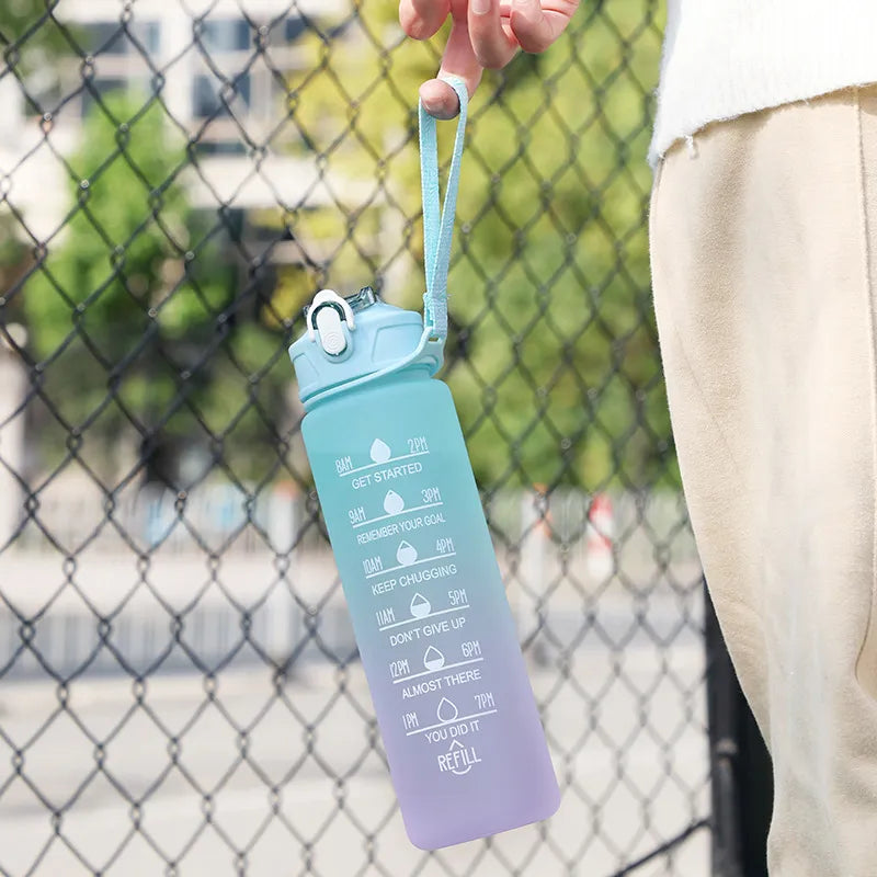 Water Bottle With Straw