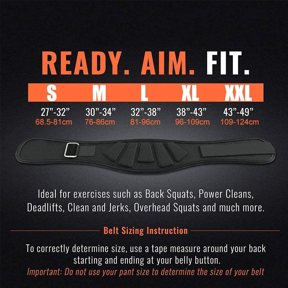 1Pcs Sports Weight Lifting Belts for Men Women