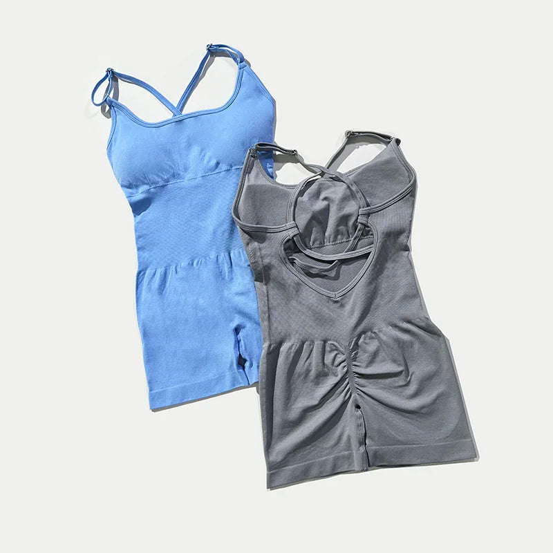 Backless One Piece Yoga Jumpsuit