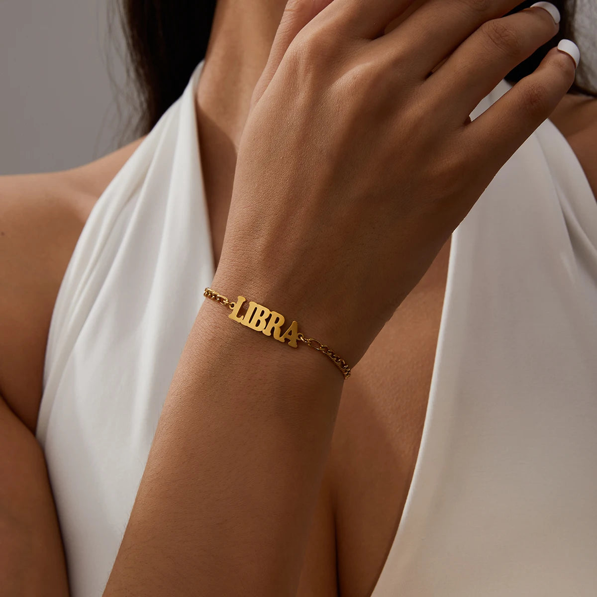 Kozi Trends Charm Stainless Steel Zodiac Bracelet