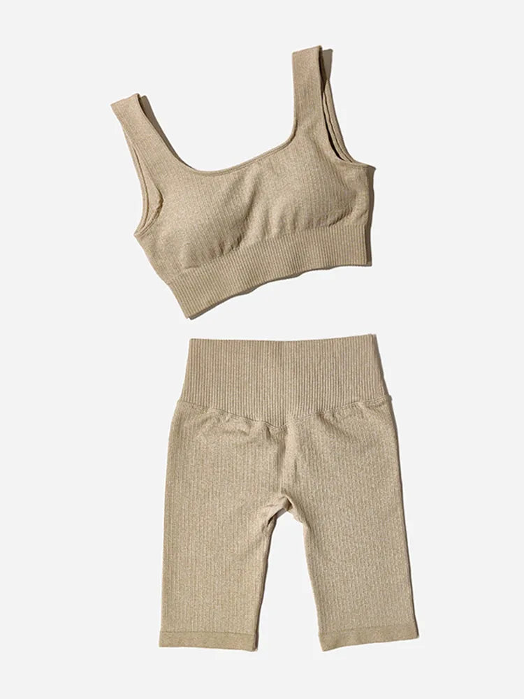 WAREBALL Seamless Women Yoga Set